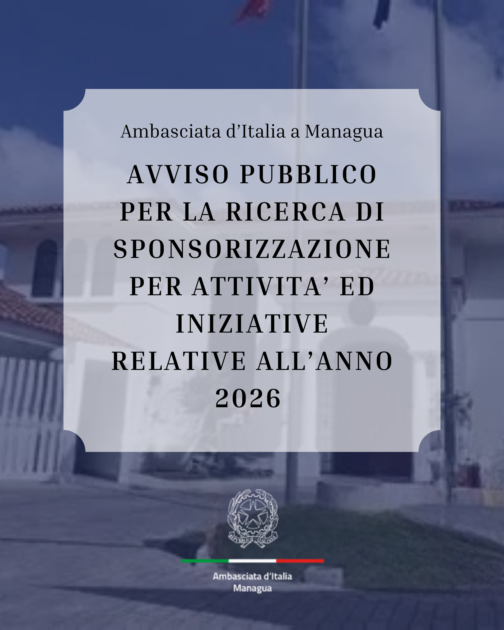 Avviso Sponsorizzazioni